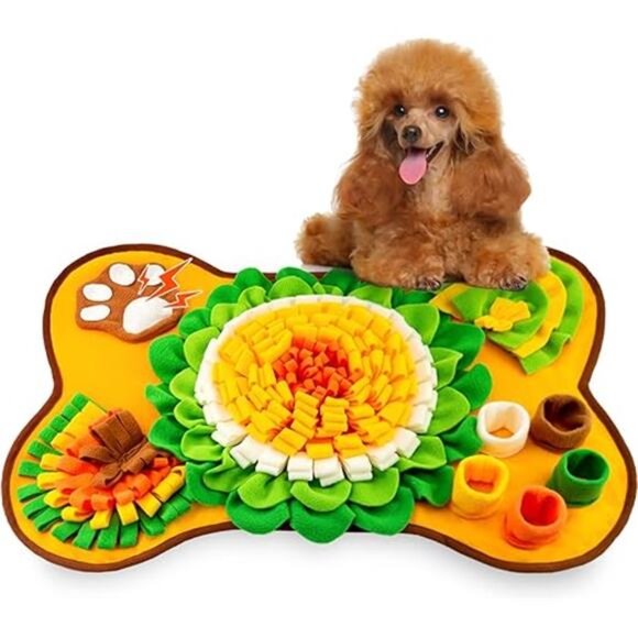 Snuffle Mat for Dogs, Pet Snuffle Mat for Small and Medium Dogs, Interactive - Picture 7 of 7